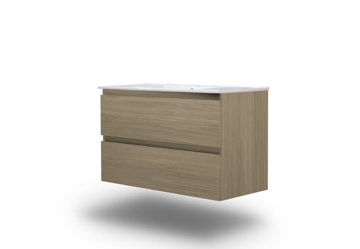 Meuble de salle de bains profondeur réduite 37,8 cm Aqua Campoaras principal 3