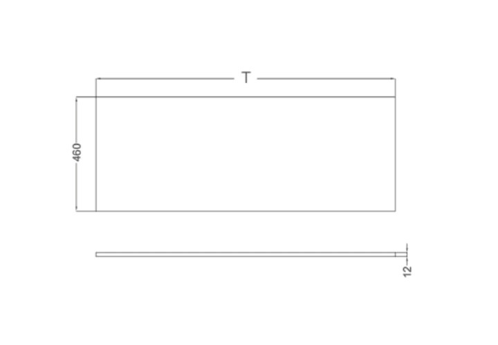 Plan de toilette Mytho Coycama croquis 4