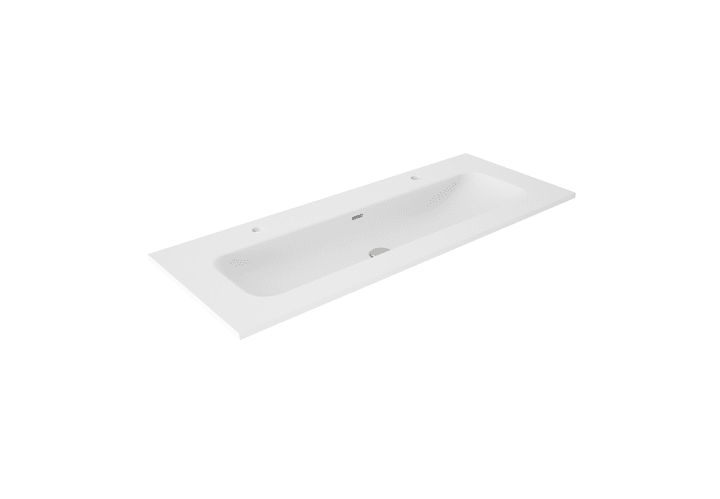 Lavabo à encastrer Idea Viso avec 1 vasque pour 2 robi principal 1
