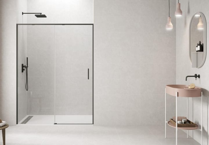 Paroi de douche noir mat Twenty GME environnement 6