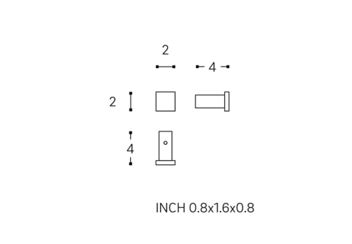 Cintre de salle de bain Metric Cosmic croquis 4