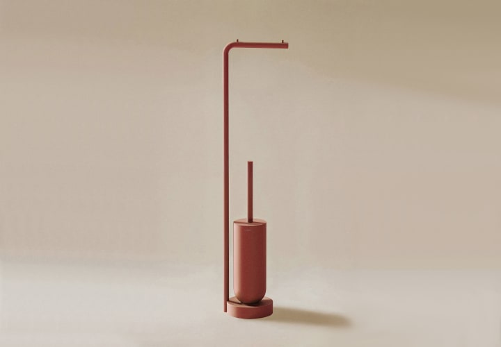 Porte-balai de toilette sur pied Geyser Cosmic principal 4