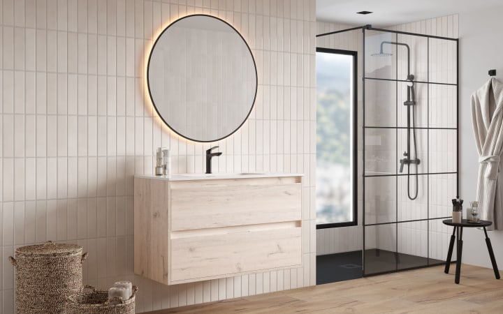 Ensemble complet de meubles de salle de bains Artemisa Bruntec principal 5