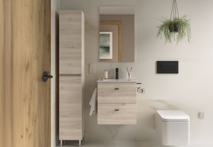 Ensemble de meubles de salle de bains  fond réduit 35 cm Inara Salgar principal 1