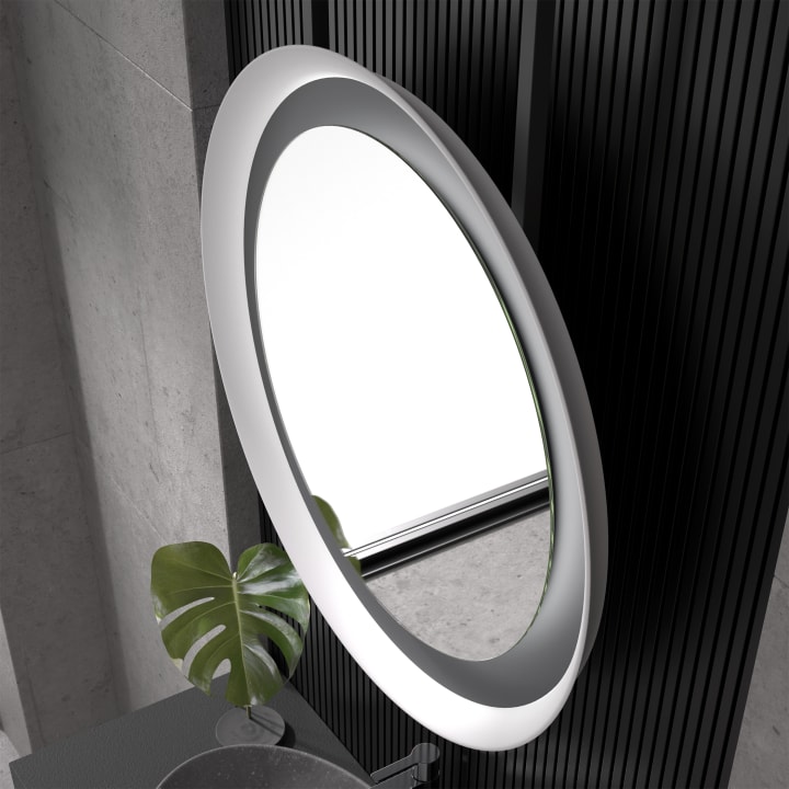 Miroir de salle de bains avec éclairage LED Bahia Eurobath détail 3