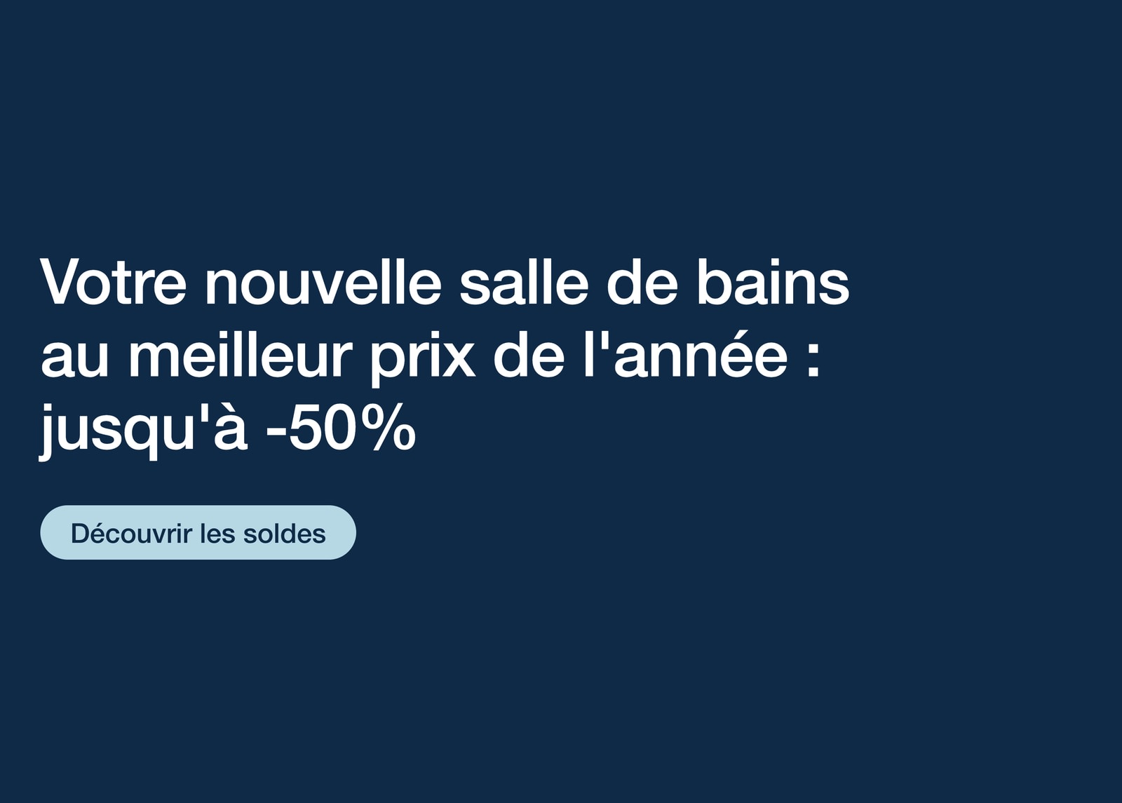Soldes salle de bains