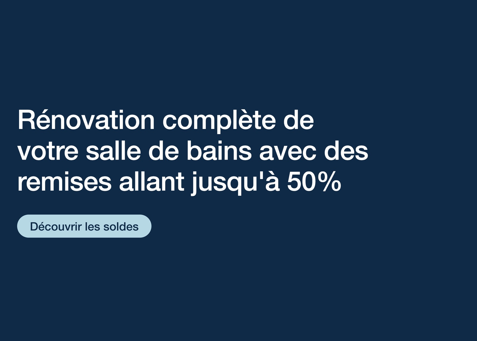Soldes salle de bains